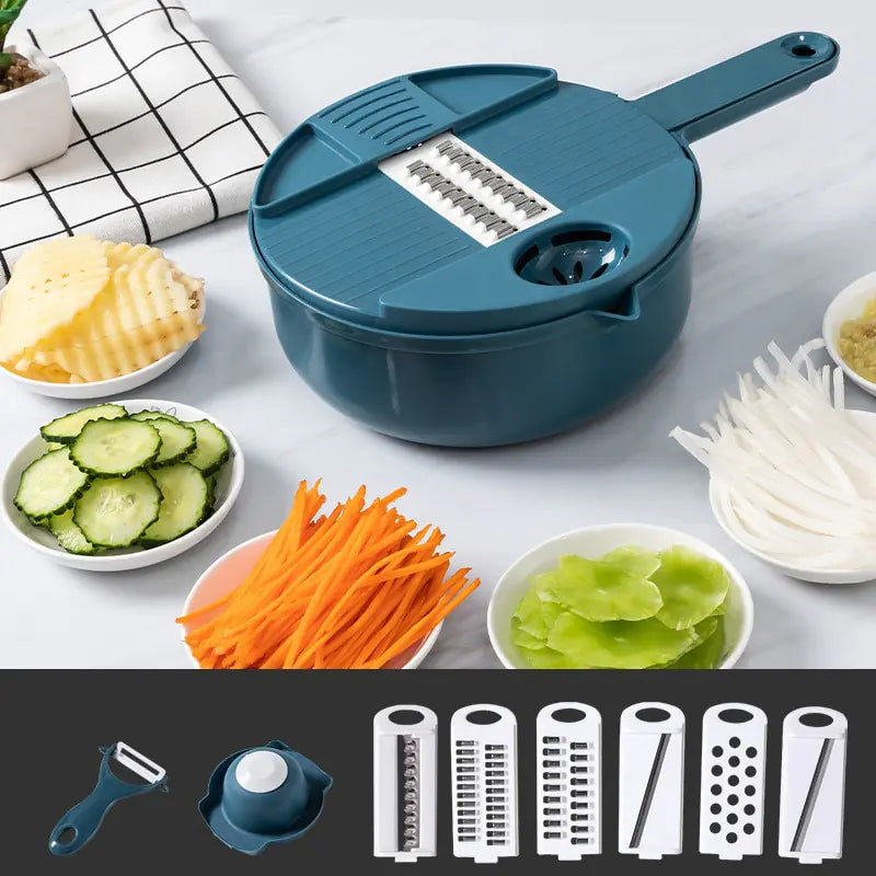 12-Piece Precision Veggie Cutter