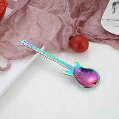 Stainless Steel Guitar-Shaped Coffee & Tea Spoon