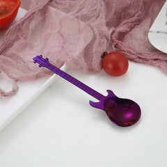 Stainless Steel Guitar-Shaped Coffee & Tea Spoon