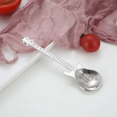 Stainless Steel Guitar-Shaped Coffee & Tea Spoon