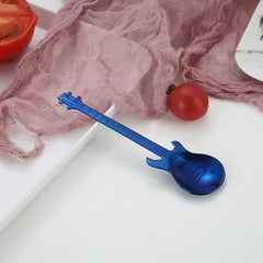 Stainless Steel Guitar-Shaped Coffee & Tea Spoon