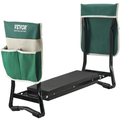 VEVOR Versatile Garden Kneeler and Seat - 330 Lbs Capacity, Comfortable 8" EVA Pad, Foldable Stool with Tool Bag - Perfect Gift for Gardening Enthusiasts, Seniors, and Parents