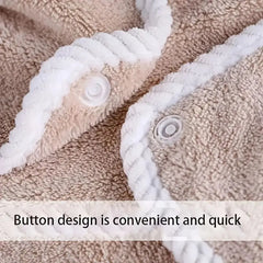 Wearable Quick-Dry Bath Towel – Soft Microfiber Spa & Shower Wrap for Home, Beach & Gym