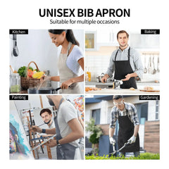 Rooster Apron – Unisex Chicken Apron with 2 Pockets, Adjustable Bib for Cooking, Baking & Gardening