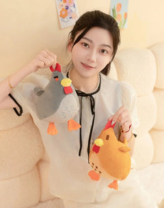 Adorable Hen Plush Toy – Soft Stuffed Chicken & Rooster Plushie, Cute Gift for Kids & Easter