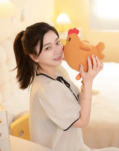 Adorable Hen Plush Toy – Soft Stuffed Chicken & Rooster Plushie, Cute Gift for Kids & Easter