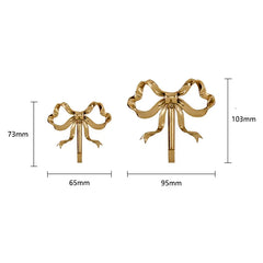 Nordic Retro Brass Bow Wall Hook – Luxury Coat & Clothes Hook for Bedroom, Porch & Bathroom