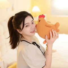 Adorable Hen Plush Toy – Soft Stuffed Chicken & Rooster Plushie, Cute Gift for Kids & Easter