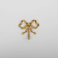 Nordic Retro Brass Bow Wall Hook – Luxury Coat & Clothes Hook for Bedroom, Porch & Bathroom