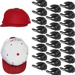 Premium Hat Organizer - Wall-Mounted Rack for Up to 20 Baseball Caps, Adjustable Multi-Layer Hanger for Closet or Door Storage