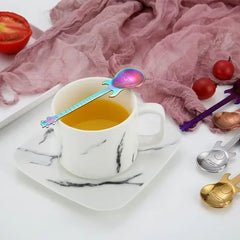 Stainless Steel Guitar-Shaped Coffee & Tea Spoon