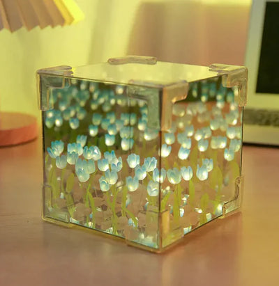 3D Tulip Cube Night Lamp