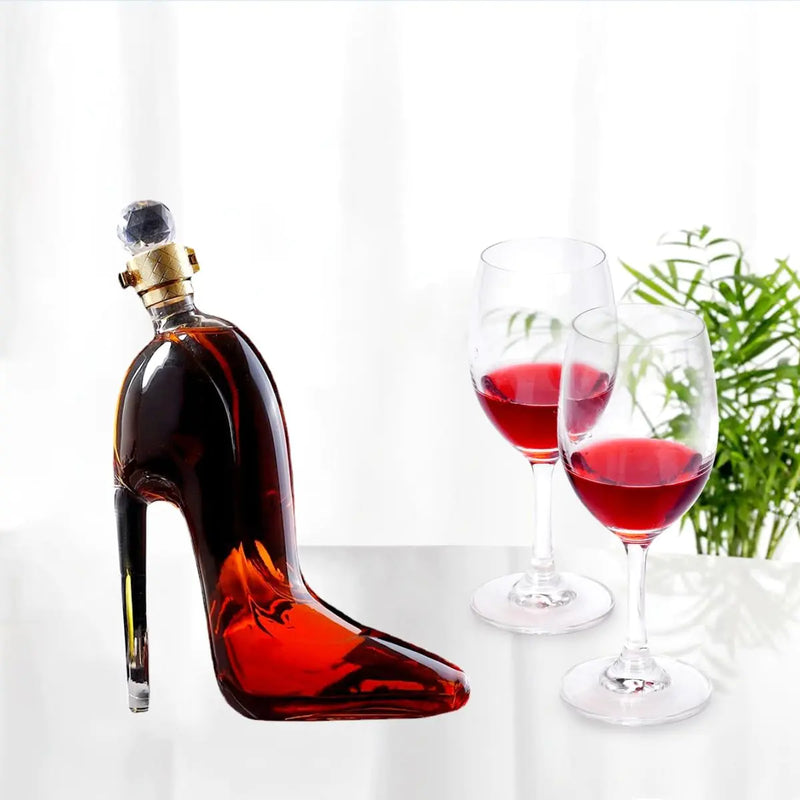 High Heel Whiskey Decanter – 12oz Novelty Glass Liquor Bottle for Bars, Parties & Gifts